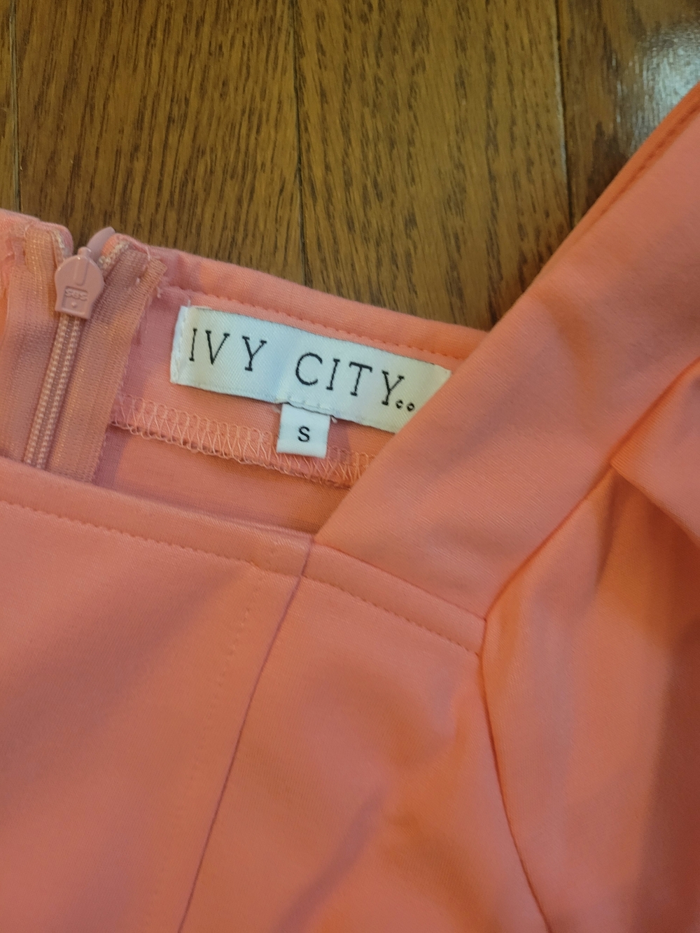 Ivy City Co Coral Midi Button-Front Dress - Picture 6 of 6
